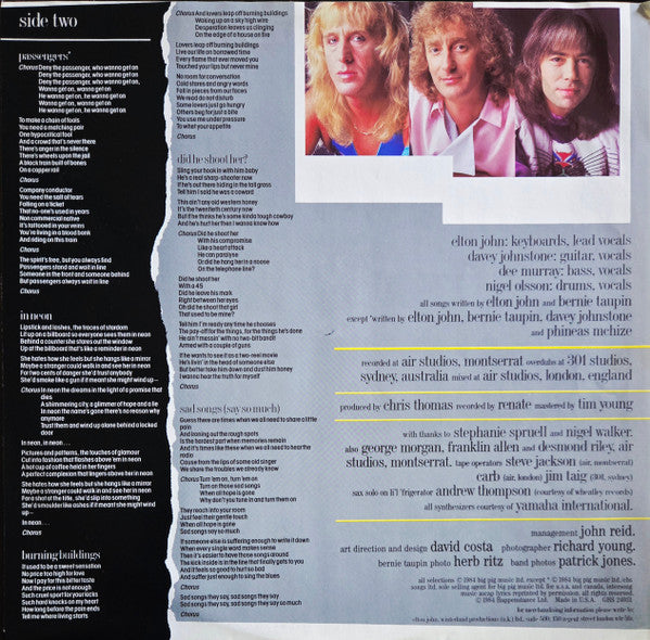 Elton John - Breaking Hearts