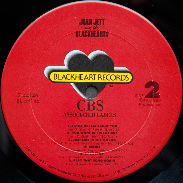 Joan Jett & The Blackhearts - Up Your Alley
