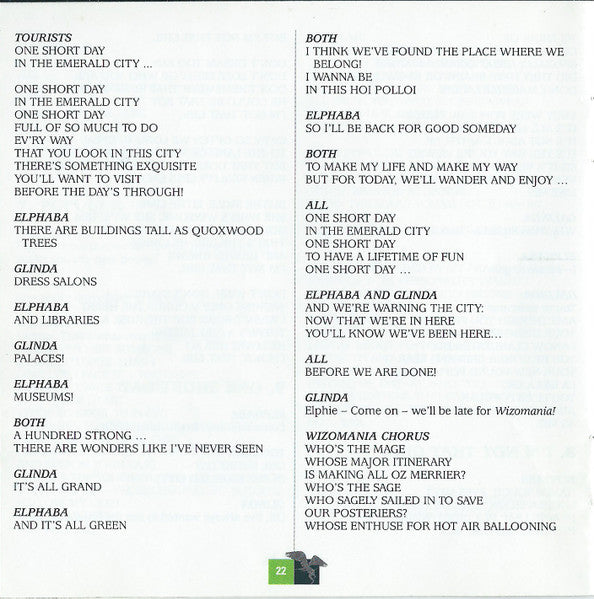 Stephen Schwartz - Wicked (Original Broadway Cast Recording)