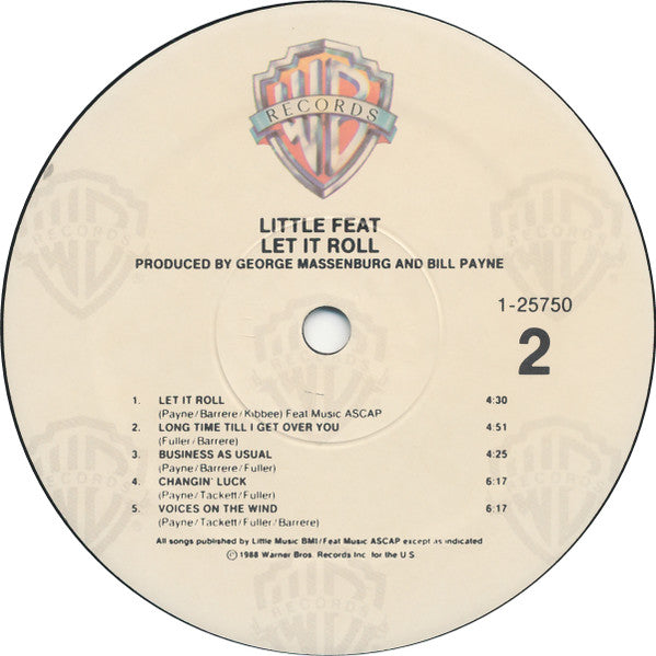 Little Feat - Let It Roll