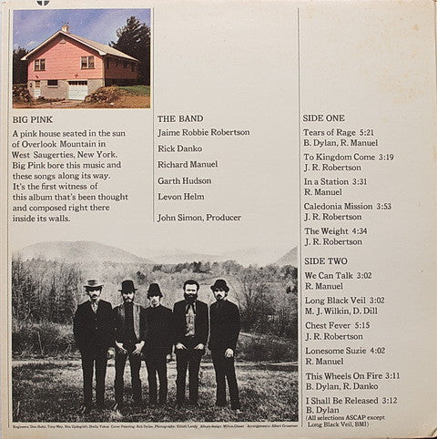 The Band - Music From Big Pink