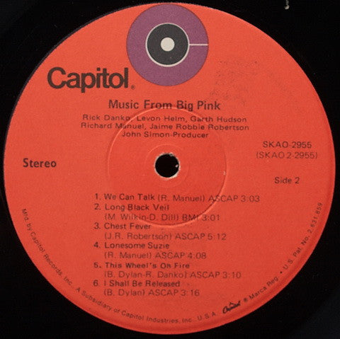 The Band - Music From Big Pink