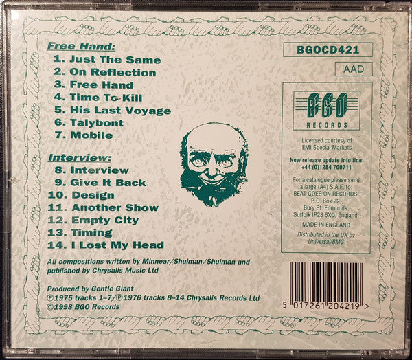 Gentle Giant - Free Hand / Interview