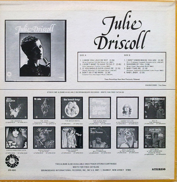 Julie Driscoll - Julie Driscoll