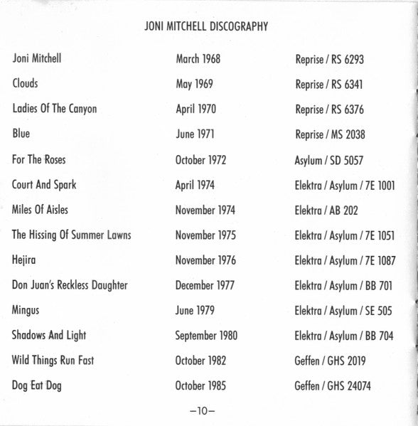 Joni Mitchell - Blue