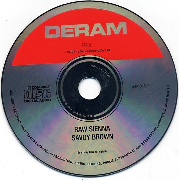 Savoy Brown - Raw Sienna