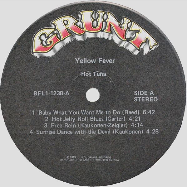 Hot Tuna - Yellow Fever