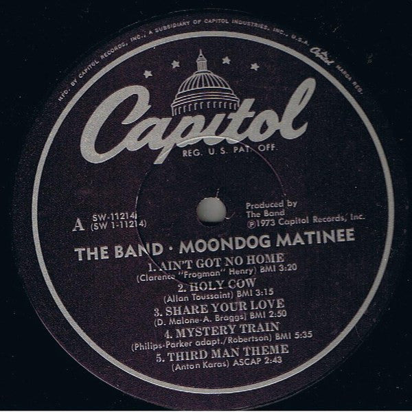 The Band - Moondog Matinee