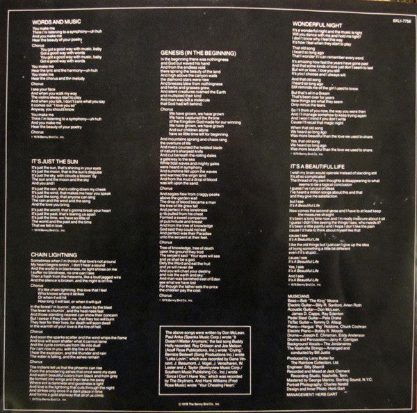 Don McLean - Chain Lightning