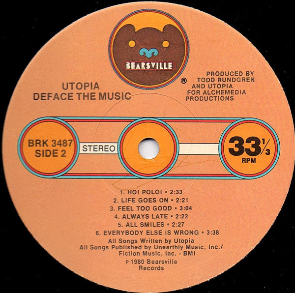 Utopia (5) - Deface The Music