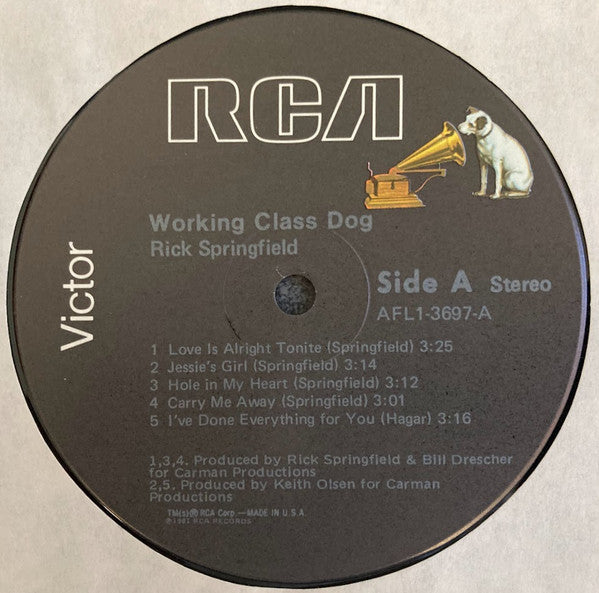 Rick Springfield - Working Class Dog