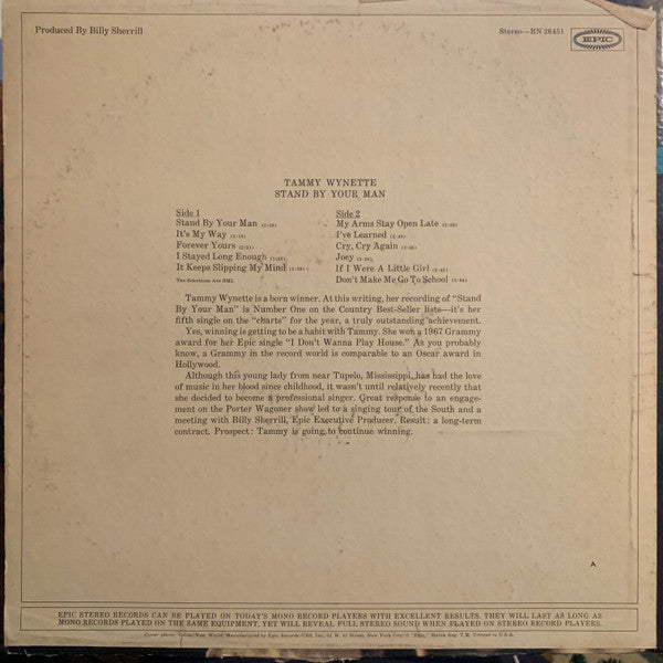 Tammy Wynette - Stand By Your Man