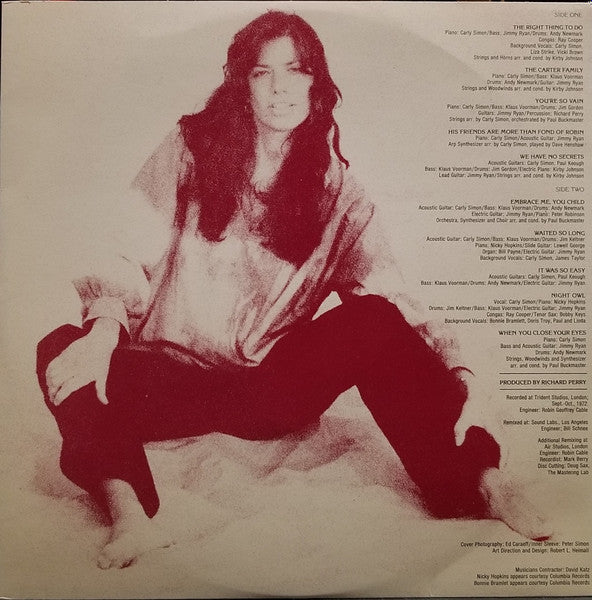 Carly Simon - No Secrets
