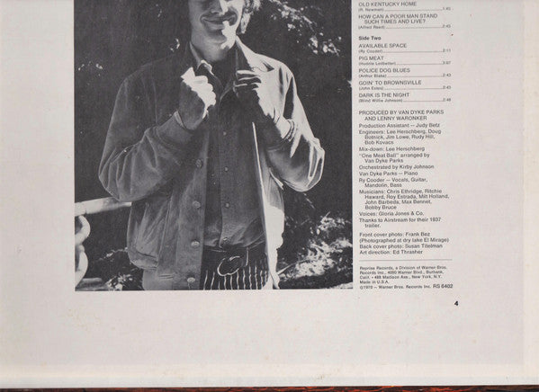 Ry Cooder - Ry Cooder