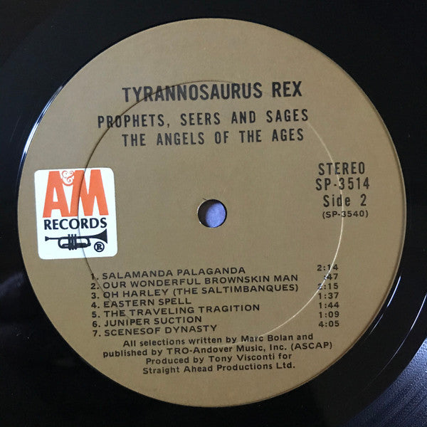 Tyrannosaurus Rex - (A Beginning) Prophets, Seers And Sages - The Angels Of All Ages / My People Were Fair And Had Sky In Their Hair... But Now They're Content To Wear Stars On Their Brows