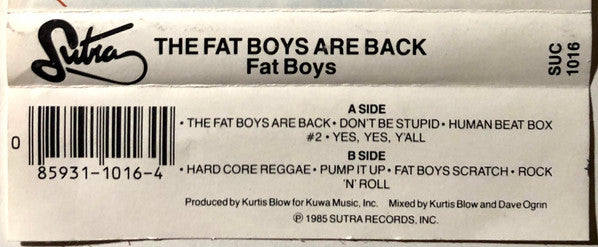 Fat Boys - The Fat Boys Are Back