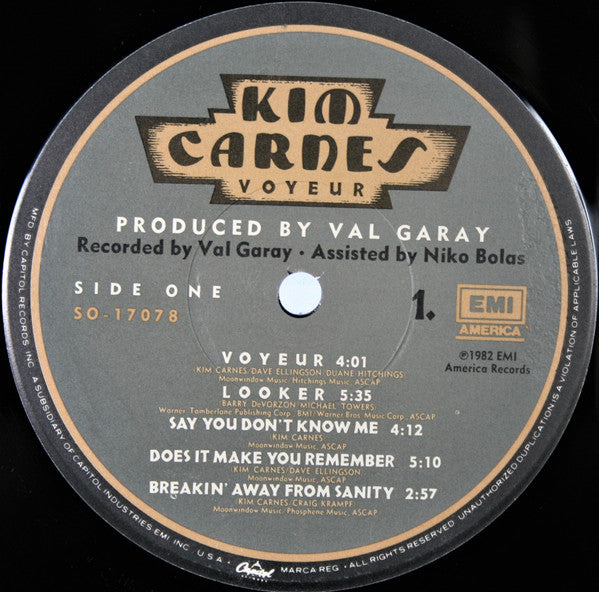 Kim Carnes - Voyeur