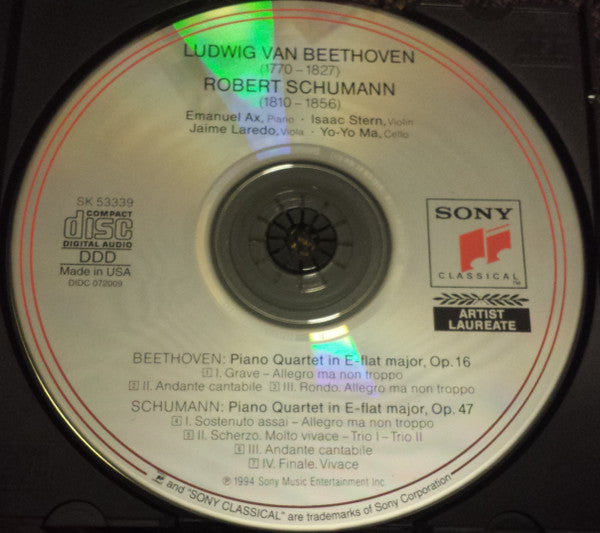 Ludwig Van Beethoven - Beethoven • Schumann: Piano Quartets