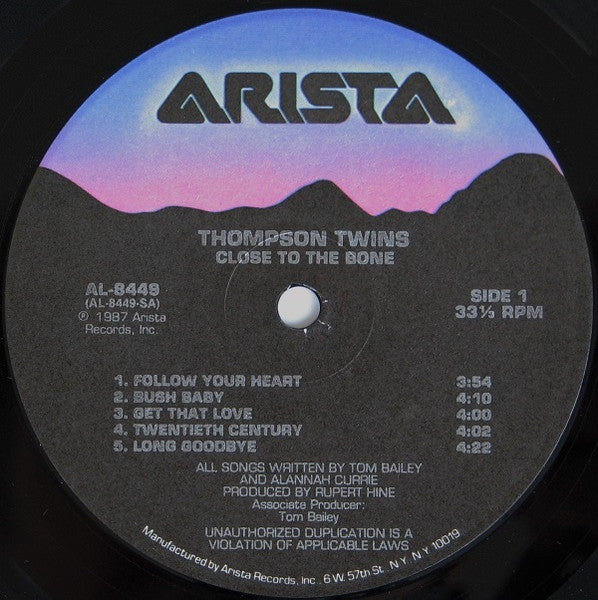 Thompson Twins - Close To The Bone