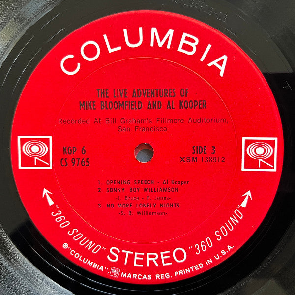 Mike Bloomfield - The Live Adventures Of Mike Bloomfield And Al Kooper