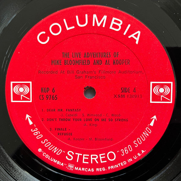 Mike Bloomfield - The Live Adventures Of Mike Bloomfield And Al Kooper