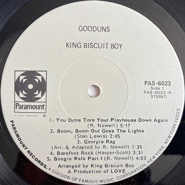 King Biscuit Boy - Gooduns