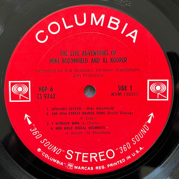 Mike Bloomfield - The Live Adventures Of Mike Bloomfield And Al Kooper