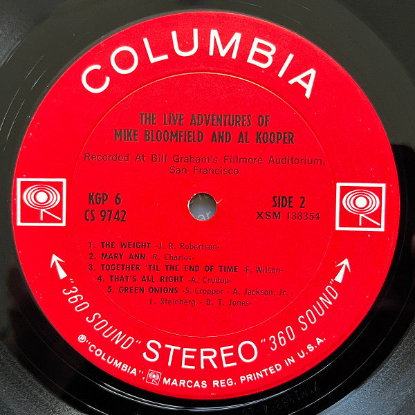 Mike Bloomfield - The Live Adventures Of Mike Bloomfield And Al Kooper