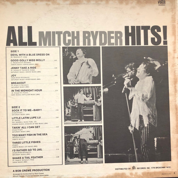 Mitch Ryder - All Mitch Ryder Hits!