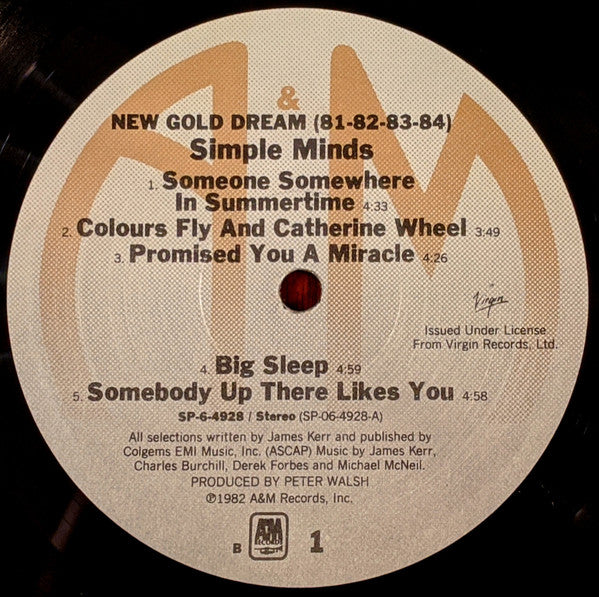 Simple Minds - New Gold Dream (81-82-83-84)