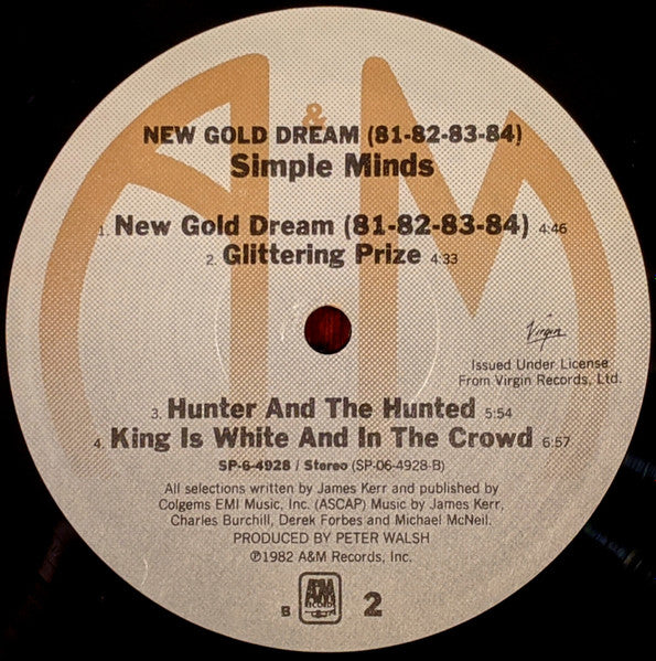 Simple Minds - New Gold Dream (81-82-83-84)
