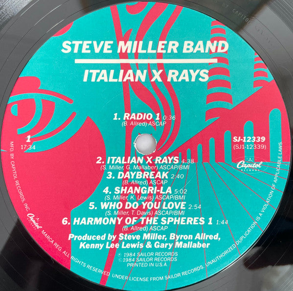 Steve Miller Band - Italian X Rays