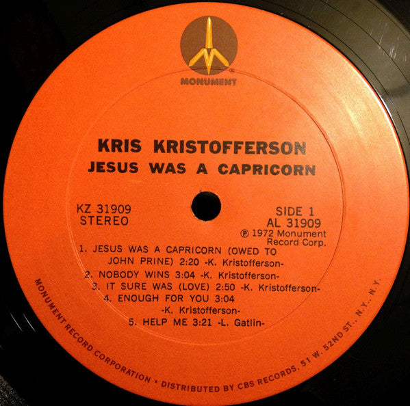 Kris Kristofferson - Jesus Was A Capricorn