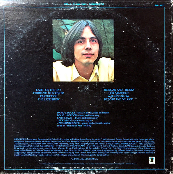 Jackson Browne - Late For The Sky