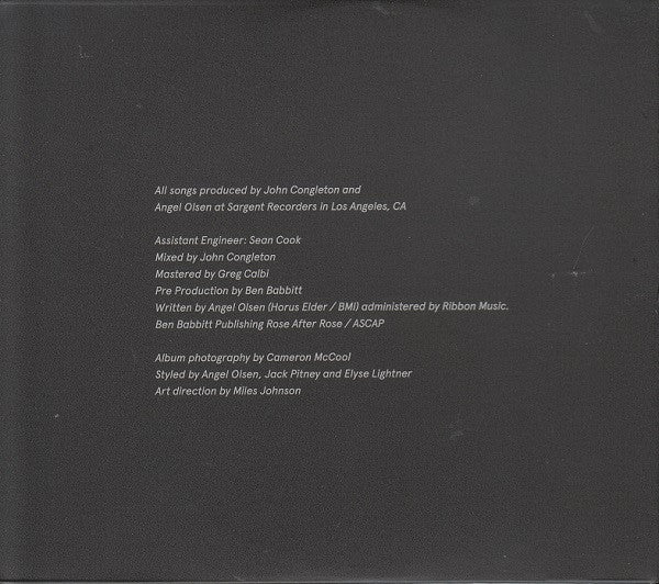Angel Olsen - All Mirrors