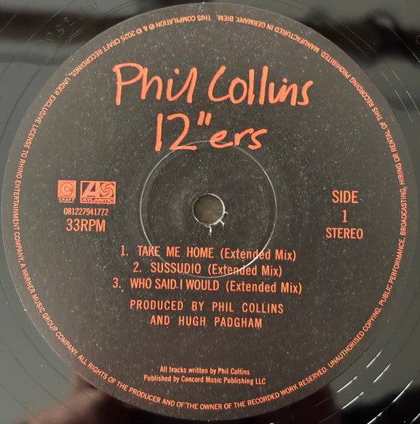 Phil Collins - 12"ers