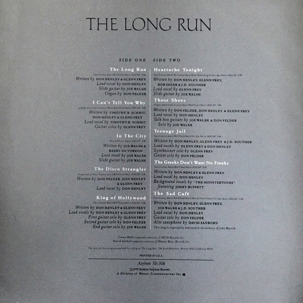 Eagles - The Long Run