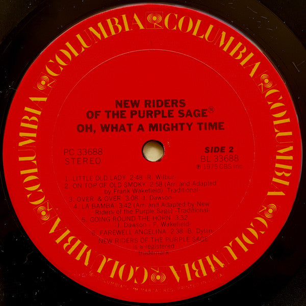 New Riders Of The Purple Sage - Oh, What A Mighty Time
