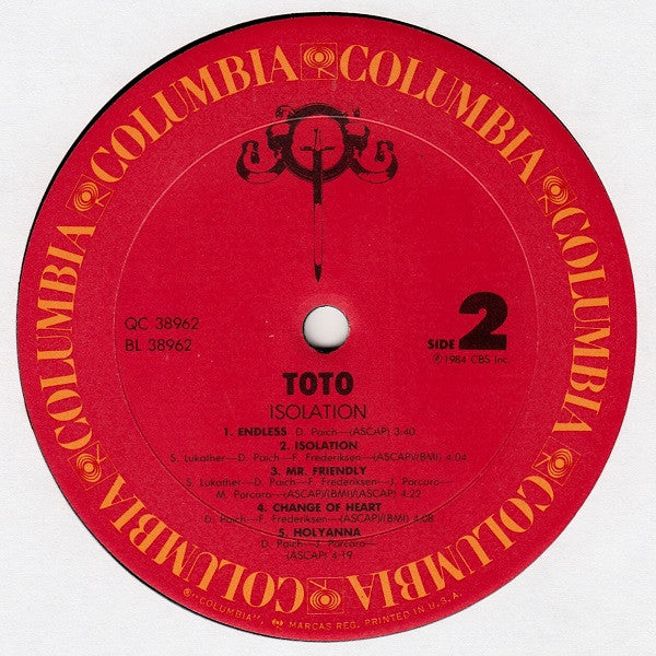 Toto - Isolation
