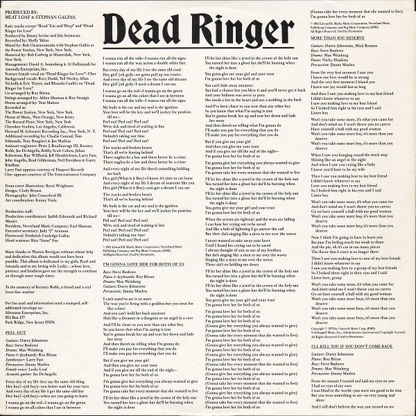 Meat Loaf - Dead Ringer