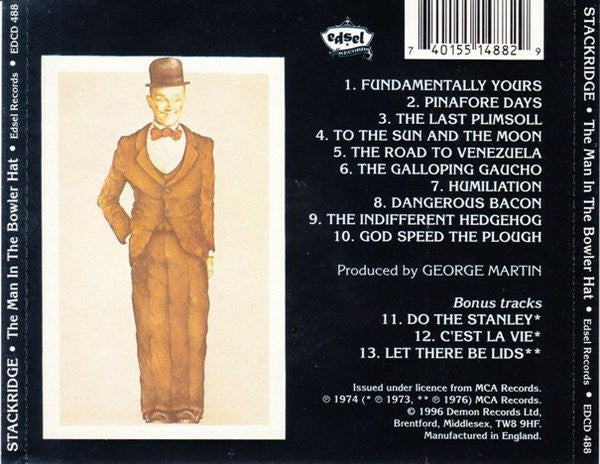 Stackridge - The Man In The Bowler Hat