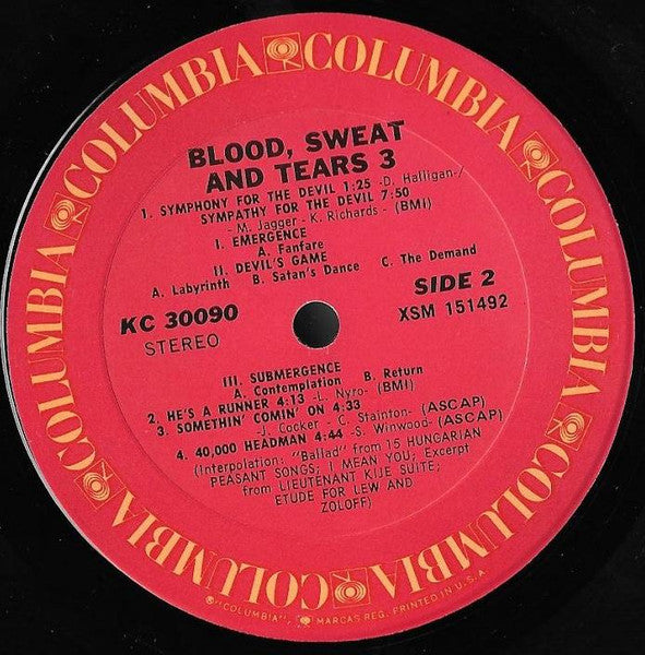 Blood, Sweat And Tears - Blood, Sweat And Tears 3