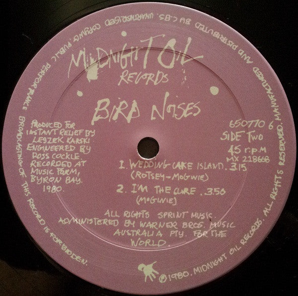 Midnight Oil - Bird Noises
