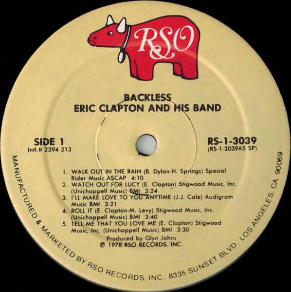 Eric Clapton - Backless