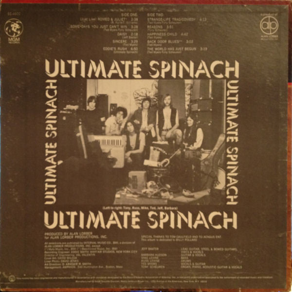 Ultimate Spinach - Ultimate Spinach