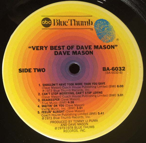 Dave Mason - Very Best Of Dave Mason