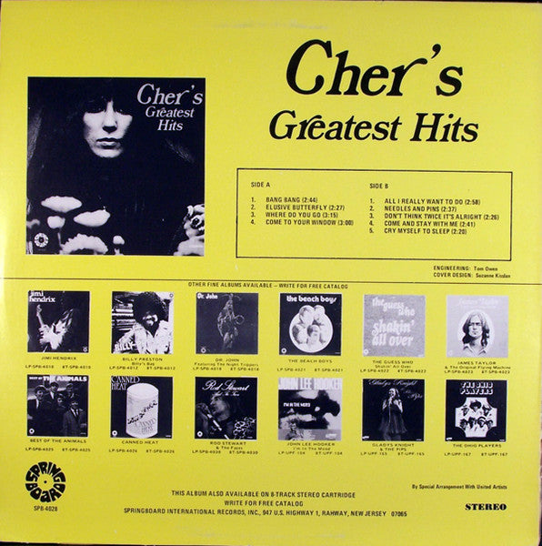 Cher - Cher's Greatest Hits