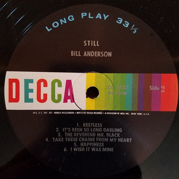 Bill Anderson (2) - Still