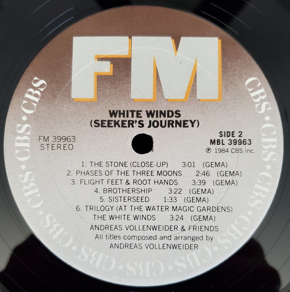 Andreas Vollenweider - White Winds