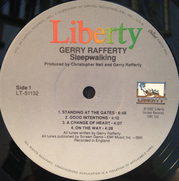 Gerry Rafferty - Sleepwalking